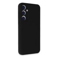 Newface Samsung Galaxy A55 5G Kılıf Nano içi Kadife Silikon - Siyah