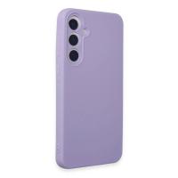 Newface Samsung Galaxy A55 5G Kılıf Nano içi Kadife Silikon - Lila