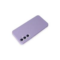 Newface Samsung Galaxy A55 5G Kılıf Nano içi Kadife Silikon - Lila