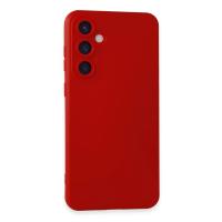 Newface Samsung Galaxy S24 Kılıf Nano içi Kadife Silikon - Kırmızı