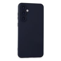 Newface Samsung Galaxy S24 Kılıf Nano içi Kadife Silikon - Lacivert