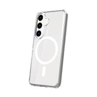 Newface Samsung Galaxy S24 Plus Kılıf Magneticsafe Şeffaf Silikon - Şeffaf