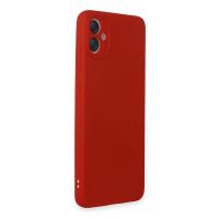 Newface Samsung Galaxy A05 Kılıf First Silikon - Kırmızı
