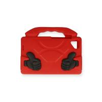 Newface Samsung Galaxy Tab A9 Kılıf Like Stantlı Tablet Silikon - Kırmızı