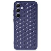 Newface Samsung Galaxy A25 5G Kılıf Petek Silikon Kapak - Lacivert