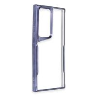 Newface Samsung Galaxy S23 Ultra Kılıf Boyi Silikon Kapak - Lacivert