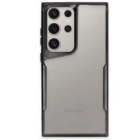 Newface Samsung Galaxy S24 Ultra Kılıf Boyi Silikon Kapak - Siyah