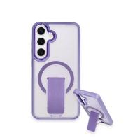 Newface Samsung Galaxy S24 Tork Magsafe Standlı Kapak - Siyah