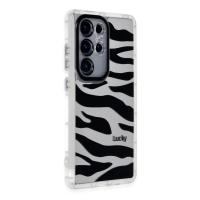 Newface Samsung Galaxy S24 Ultra Kılıf Reflexion Desenli Kapak - Desen 9