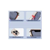 Newface Samsung Galaxy M15 Kılıf Volet Silikon - Mavi