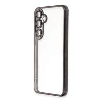 Newface Samsung Galaxy S24 FE Kılıf Razer Lensli Silikon - Siyah