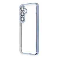 Newface Samsung Galaxy S24 FE Kılıf Razer Lensli Silikon - Lacivert