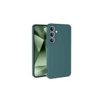 Newface Samsung Galaxy S24 FE Kılıf Nano içi Kadife Silikon - Koyu Yeşil