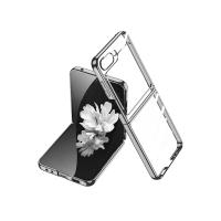 Newface Samsung Galaxy Z Flip 6 Kılıf Fold Element Kapak - Gümüş