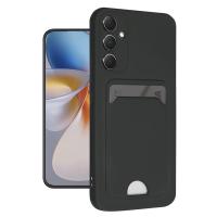 Newface Samsung Galaxy S24 FE Kılıf Kelvin Kartvizitli Silikon - Siyah