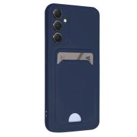 Newface Samsung Galaxy S24 FE Kılıf Kelvin Kartvizitli Silikon - Lacivert