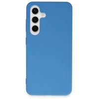 Newface Samsung Galaxy S24 Plus Kılıf First Silikon - Mavi