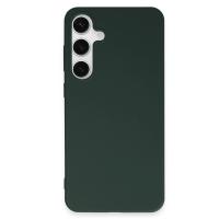 Newface Samsung Galaxy S24 Plus Kılıf First Silikon - Koyu Yeşil