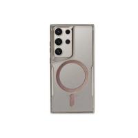 Newface Samsung Galaxy S24 Ultra Kılıf Boyi Magsafe Silikon Kapak - Titan Gri