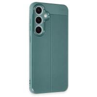 Newface Samsung Galaxy S24 FE Kılıf Auto Focus Kapak - Koyu Yeşil