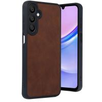 Newface Samsung Galaxy A16 5G Kılıf Aras Deri Kapak - Taba