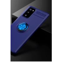 Newface Samsung Galaxy Note 20 Kılıf Range Yüzüklü Silikon - Mavi
