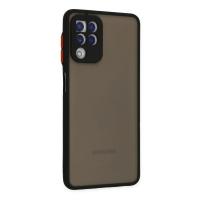 Newface Samsung Galaxy A22 Kılıf Montreal Silikon Kapak - Siyah