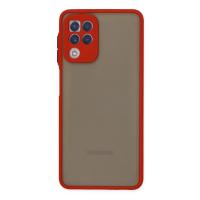 Newface Samsung Galaxy A22 Kılıf Montreal Silikon Kapak - Kırmızı
