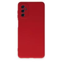 Newface Samsung Galaxy M52 5G Kılıf Nano içi Kadife Silikon - Kırmızı