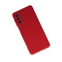 Newface Samsung Galaxy M52 5G Kılıf Nano içi Kadife Silikon - Kırmızı