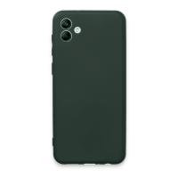 Newface Samsung Galaxy A04E Kılıf First Silikon - Koyu Yeşil