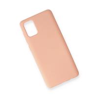 Newface Samsung Galaxy A71 Kılıf Nano içi Kadife Silikon - Pudra