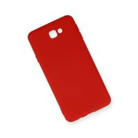 Newface Samsung Galaxy J7 Prime Kılıf Nano içi Kadife Silikon - Kırmızı