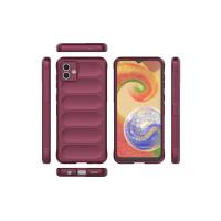 Newface Samsung Galaxy A04E Kılıf Optimum Silikon - Bordo