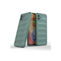 Newface Samsung Galaxy A04E Kılıf Optimum Silikon - Koyu Yeşil