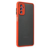 Newface Samsung Galaxy M52 5G Kılıf Montreal Silikon Kapak - Kırmızı