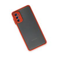 Newface Samsung Galaxy M52 5G Kılıf Montreal Silikon Kapak - Kırmızı