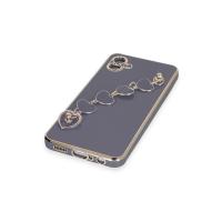 Newface Samsung Galaxy A04E Kılıf Esila Silikon - Gri