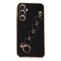 Newface Samsung Galaxy A54 5G Kılıf Esila Silikon - Siyah