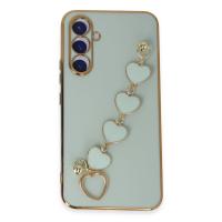 Newface Samsung Galaxy A54 5G Kılıf Esila Silikon - Su Yeşili