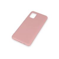 Newface Samsung Galaxy A51 Kılıf Nano içi Kadife Silikon - Pudra