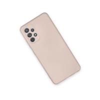 Newface Samsung Galaxy A52 Kılıf Nano içi Kadife Silikon - Pudra