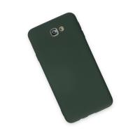 Newface Samsung Galaxy J7 Prime Kılıf Nano içi Kadife Silikon - Koyu Yeşil