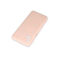 Newface Samsung Galaxy M31S Kılıf Nano içi Kadife Silikon - Pudra