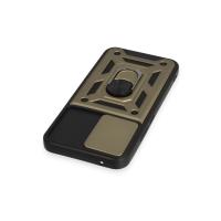 Newface Samsung Galaxy A54 5G Kılıf Pars Lens Yüzüklü Silikon - Gold