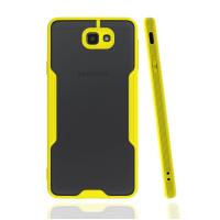 Newface Samsung Galaxy J7 Prime Kılıf Platin Silikon - Sarı