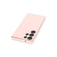 Newface Samsung Galaxy S23 Ultra Kılıf Volet Silikon - Pembe