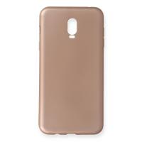 Newface Samsung Galaxy C8 Kılıf First Silikon - Rose Gold