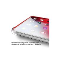 Newface Samsung Galaxy T737 Tab S7 FE 12.4 Kılıf Anti Şeffaf Tablet Silikon - Şeffaf