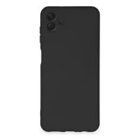 Newface Samsung Galaxy A04E Kılıf Nano içi Kadife Silikon - Siyah